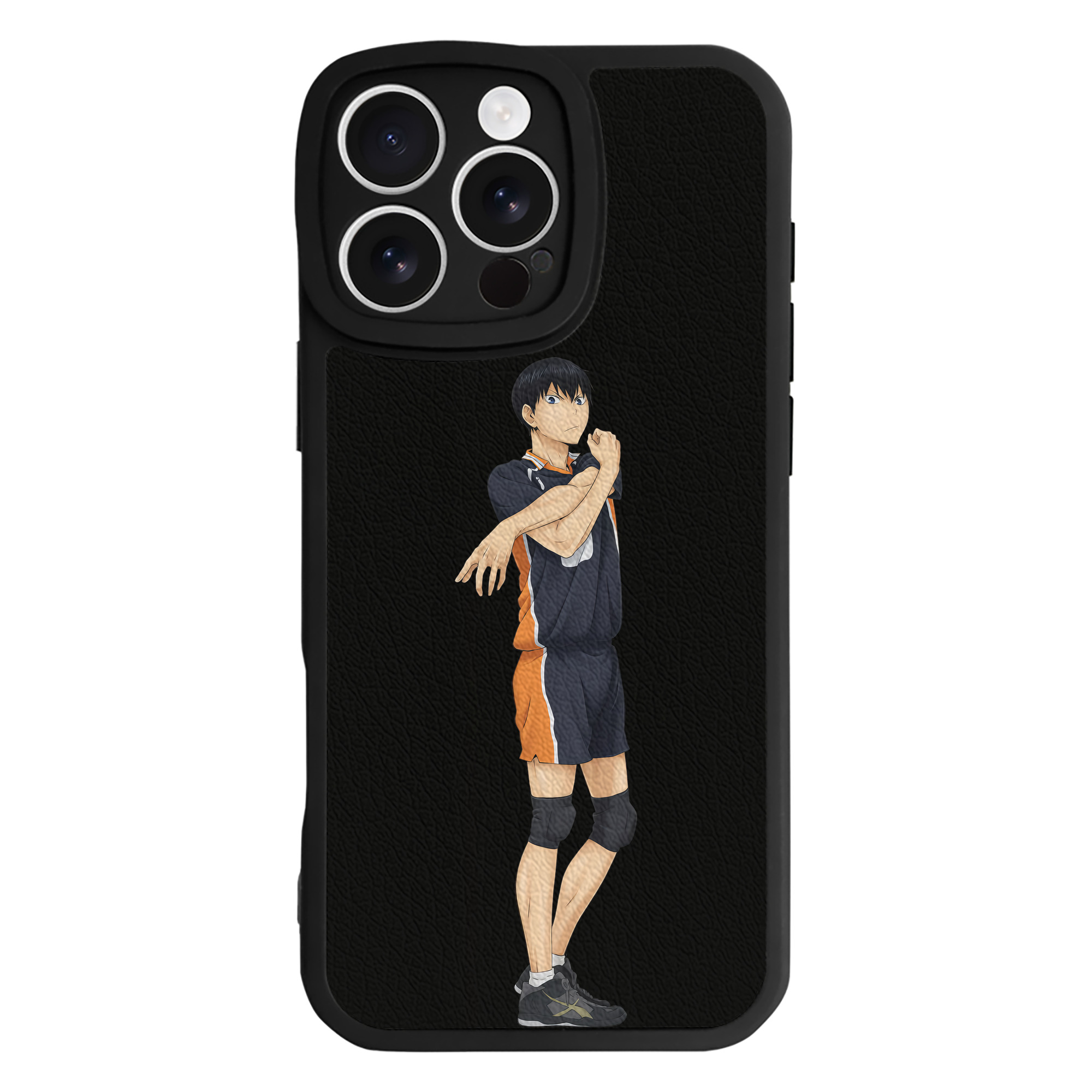 （画像用） ハイキュー!! Haikyu!! 【iPhone 16シリーズ対応】シリコンスマホケース（レザー調） 材質：シリコン